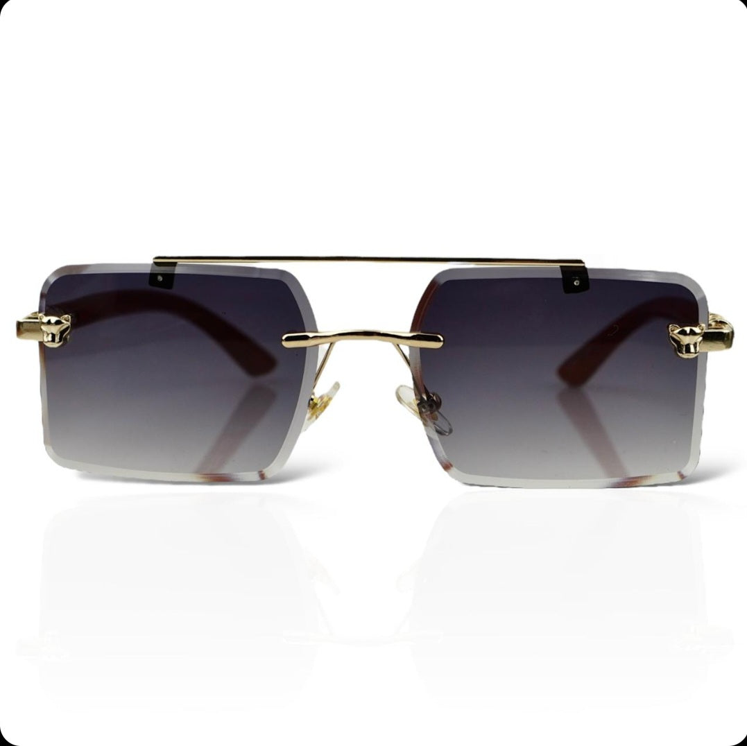 Woodline – Graphite Fade – Rimless Sunglasses