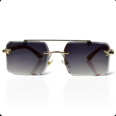 Woodline – Graphite Fade – Rimless Sunglasses