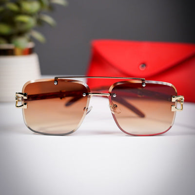 Cartier rimless sunglasses