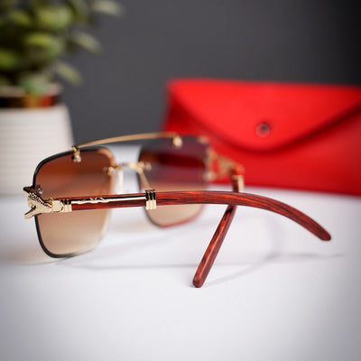 Cartier rimless sunglasses